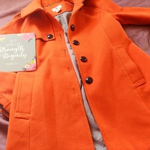 Winter three-quarter length peacoat